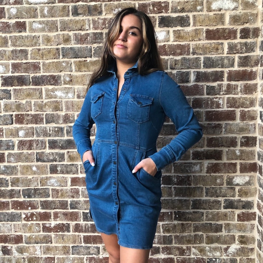 Beautiful jeans dress
